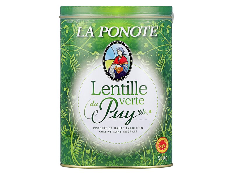 La Ponote PUY Lentille Verte AOP fém 500g