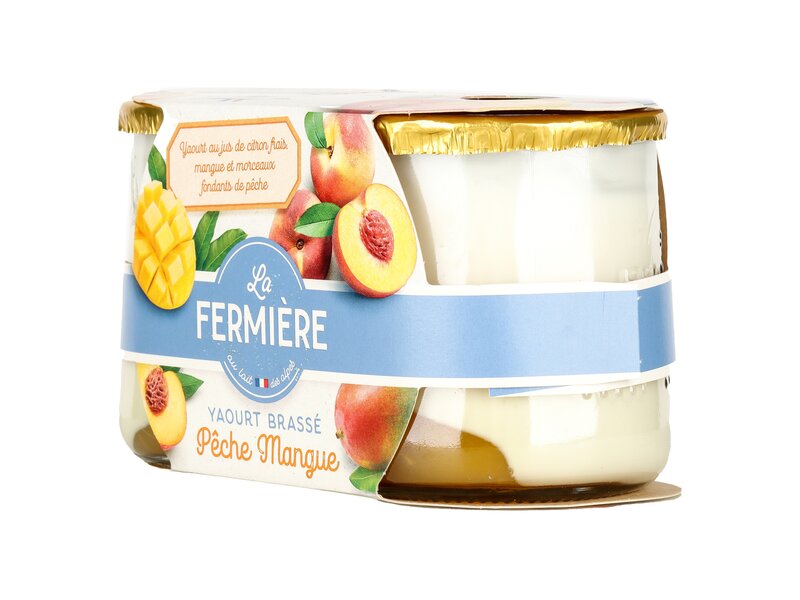 La Fermiére* Peche Mangue 2x160g