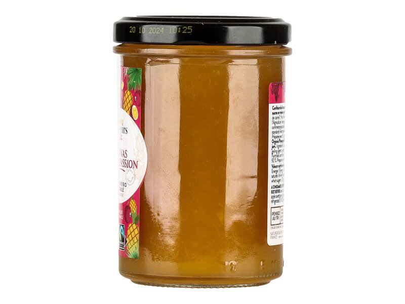Saveurs Fruit Ananas Fruit Passion Bio - ananász passiógyümölcs lekvár 230g