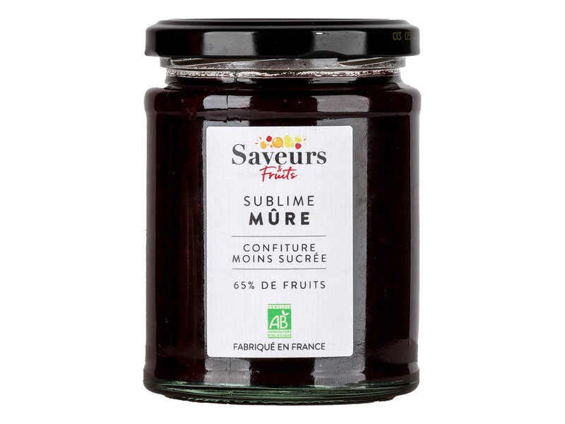 Saveurs Fruits Sublime Mure Bio - földiszeder lekvár 310g