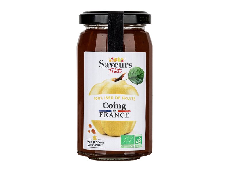 Saveurs Coing de France Bio - quince jam 240g