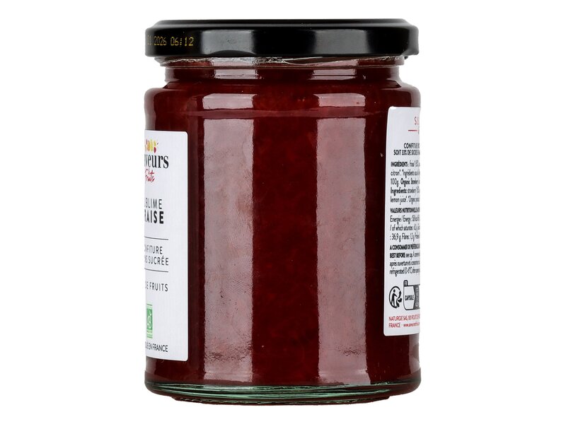 Saveurs Fruits Sublime Fraise Bio - kevésbé édes eperlekvár 310g