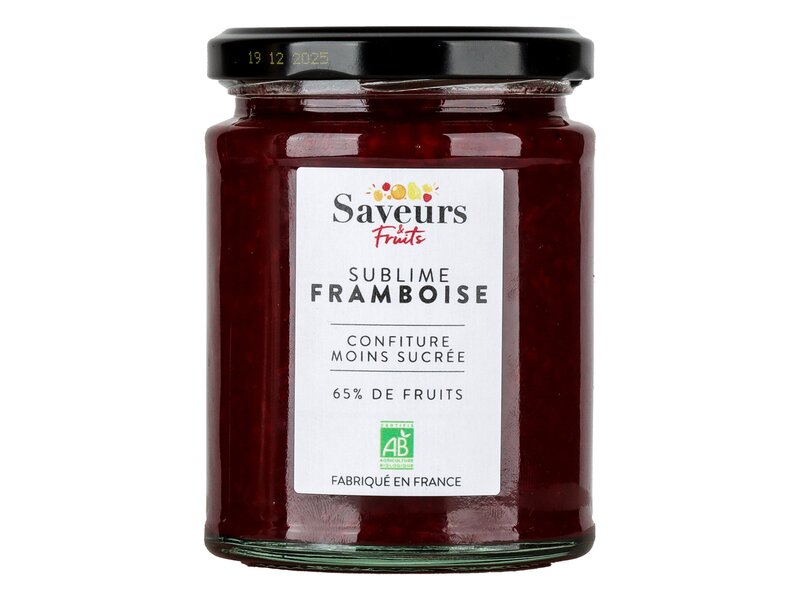 Saveurs Fruits Sublime Framboise Bio - málnalekvár 310g