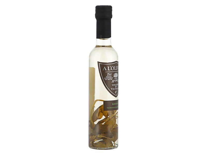 Olivier Vinegar Vin Blanc Basilic 250ml