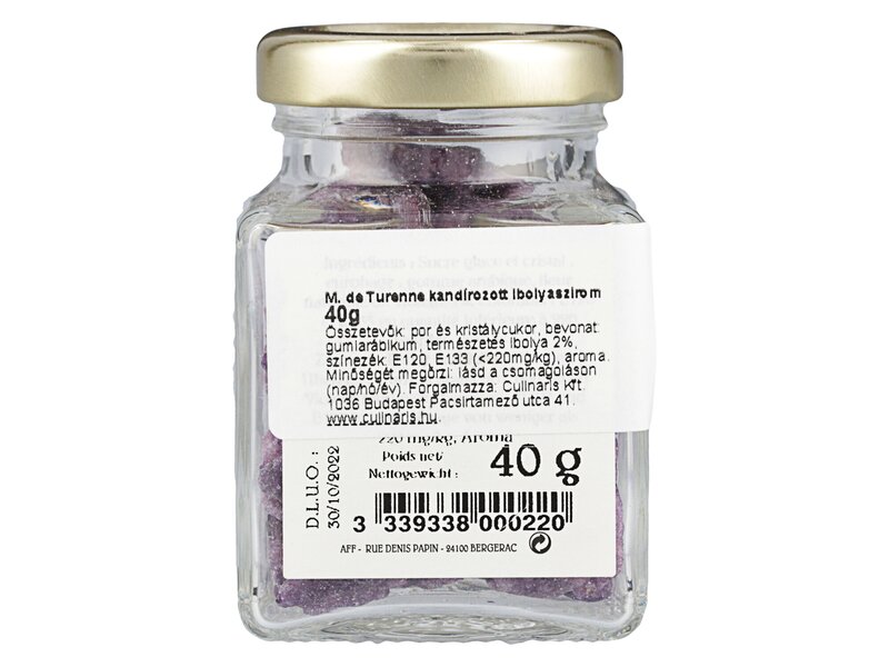 M.Turenne Violettes Cristallisées 40g