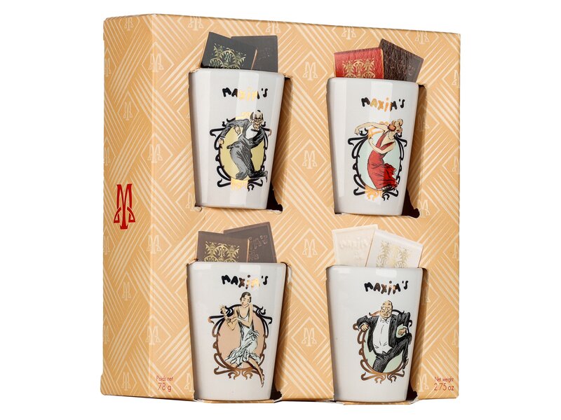Maxim's 4 gourmet cups chocolate 78g