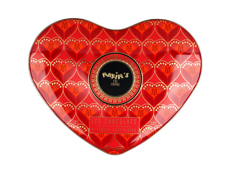 Maxim's Large Hearts Tin 180g