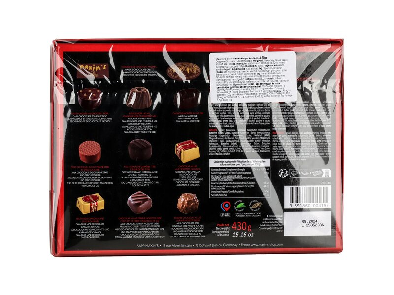 Maxim's 44 db-os csokoládéválogatás 420g