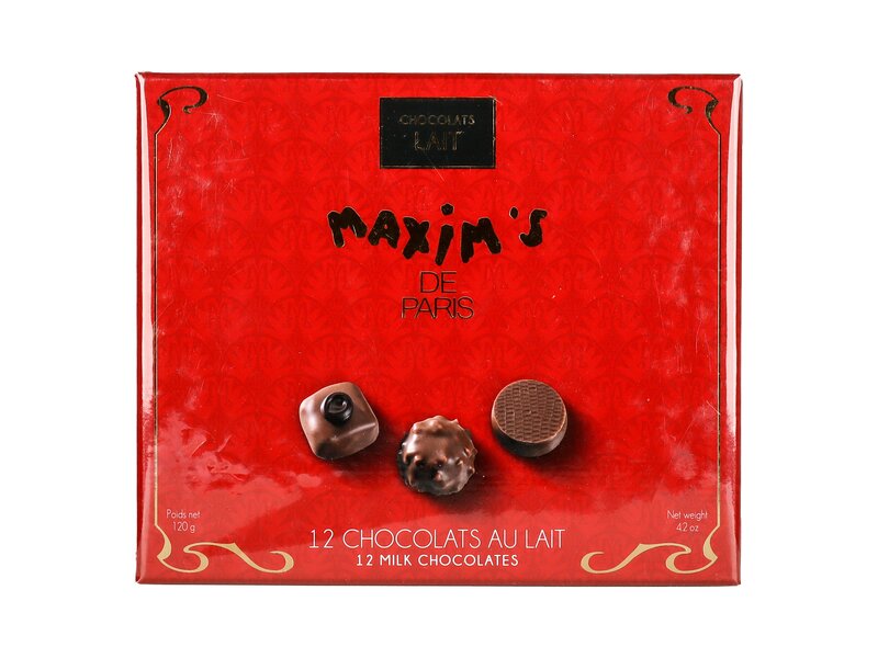 Maxim's Tejcsokoládé 12db 120g