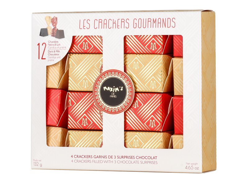 Maxim's gift-set with 4 crackers 132g