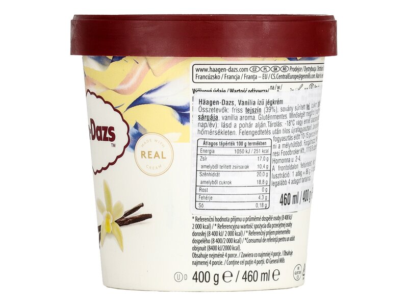 Haagen-Dazs Vanilla Classic jégkrém 460ml