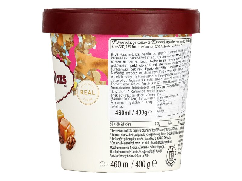 Haagen-Dazs Pralines & Cream pralinés-karamellás jégkrém 460ml