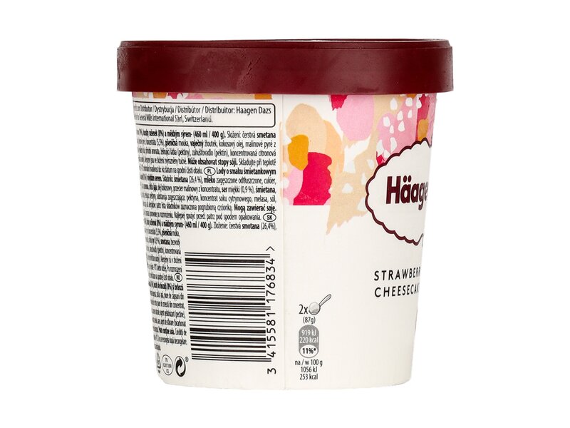 Haagen-D.** Strawberry cheesecake 460ml