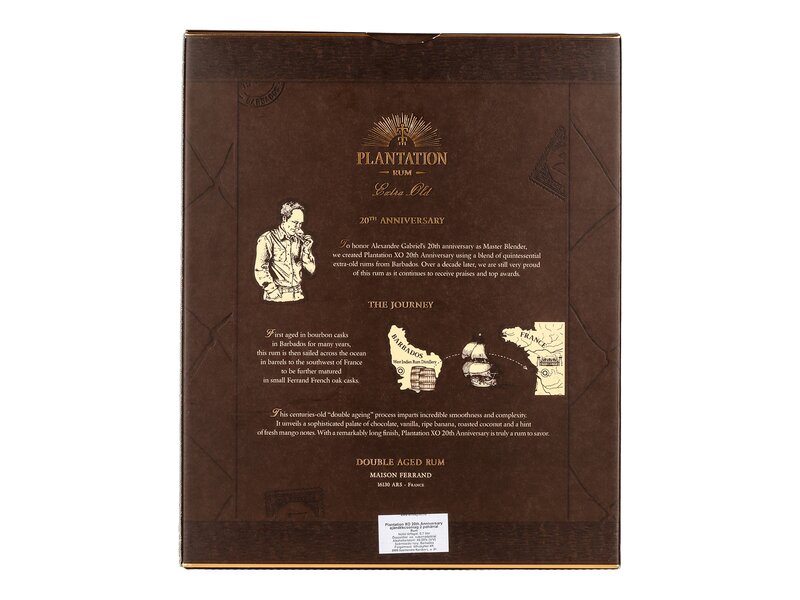 Plantation XO Barbados Anniversary Glass Pack 0,7l