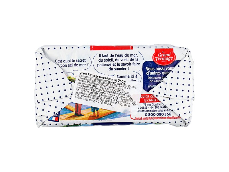 Grand Fermage* Beurre Demi Sel de Noirmoutier 250g