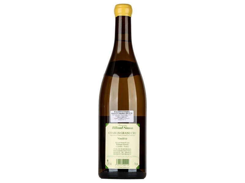Billaud Simon Chablis Grand Cru Vaudésir fehérbor 2021 0,75l