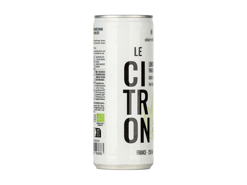 Alain Milliat Limonádé bio szénsavas ital citrommal és citromhéjjal 250ml