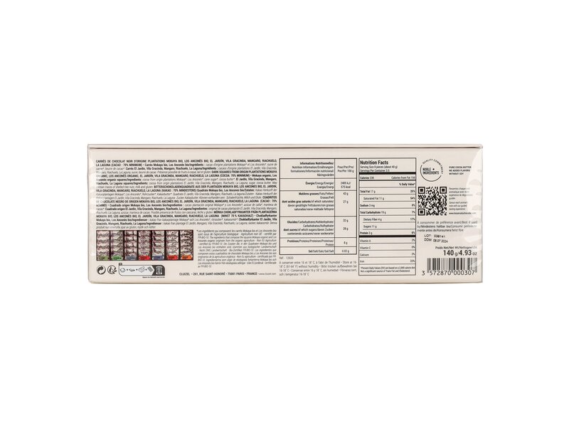 MC 28 Plantation dark chocolate squares 12620 140g