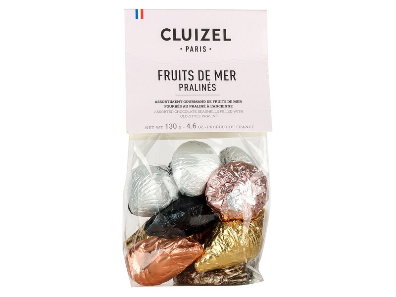 Michel Cluizel Tenger  gyümölcsei mogyorós-mandulás csokipralinék 130g