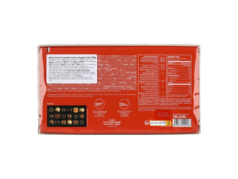 Cluizel Coffret Découverte Csokoládé bonbon válogatás 18db 195g