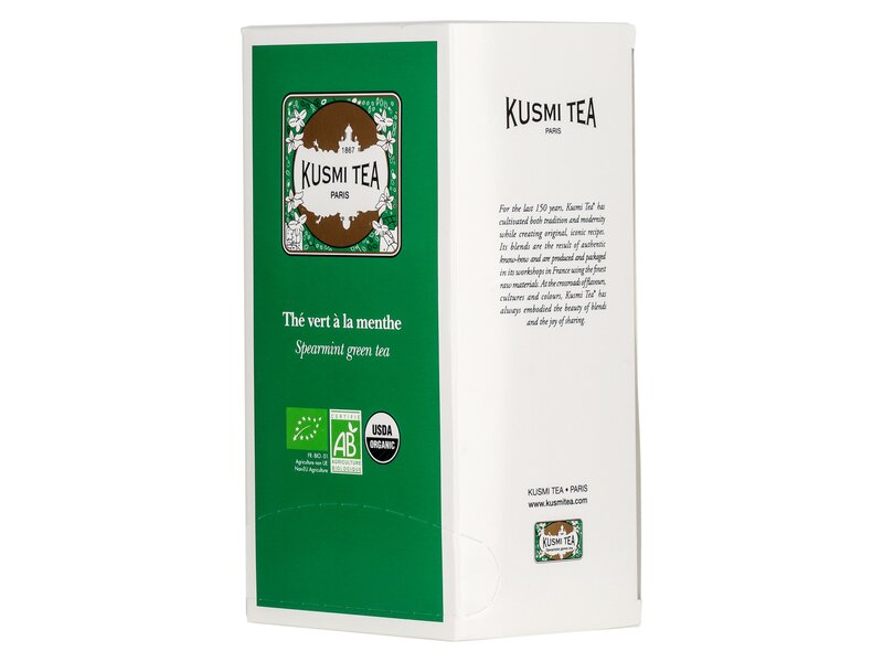 Kusmi Fodormentával ízesített zöld tea 25 filter 50g
