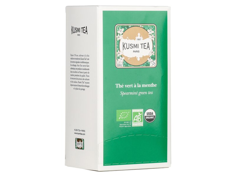 Kusmi Fodormentával ízesített zöld tea 25 filter 50g