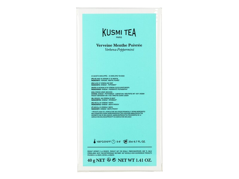 Kusmi Bio filteres verbéna és menta teakeverék (25 filter) 40g