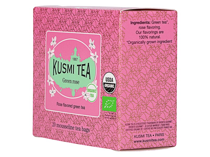 Kusmi Bio Vert Rose 20 filter 40g