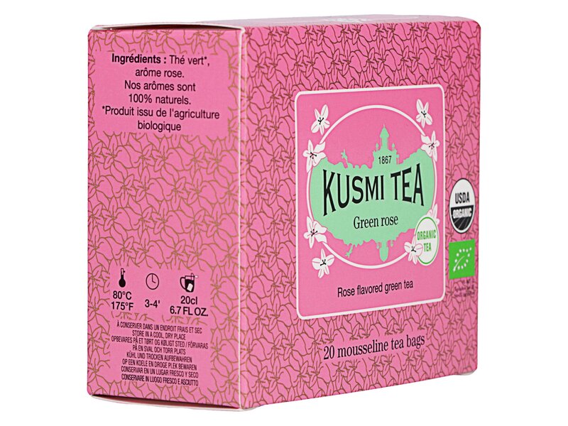 Kusmi Bio Vert Rose 20 filter 40g