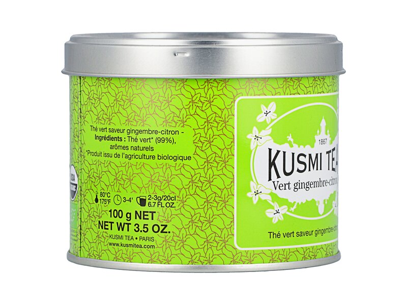 Kusmi Bio Green ginger-lemon 100g