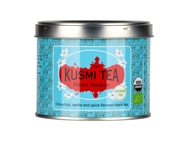 Kusmi Bio Prince Wladimir szálas fekete tea citrusokkal, vaníliával és fűszerekkel ízesítve 100g