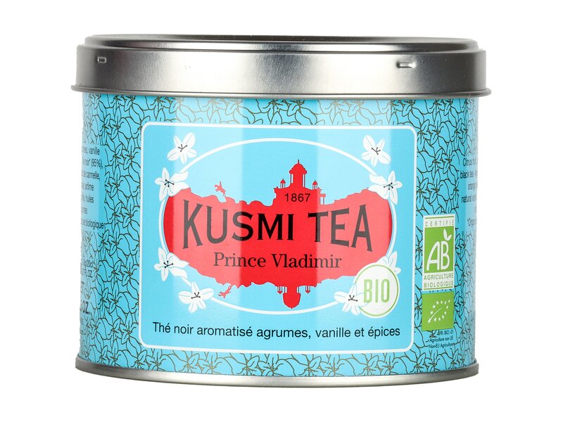 Kusmi Bio Prince Wladimir szálas fekete tea citrusokkal, vaníliával és fűszerekkel ízesítve 100g