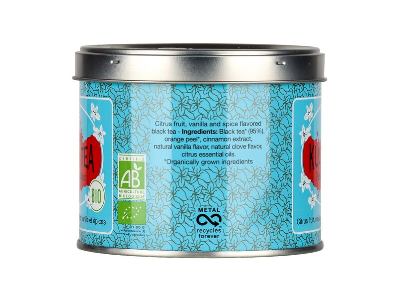 Kusmi Bio Prince Wladimir szálas fekete tea citrusokkal, vaníliával és fűszerekkel ízesítve 100g