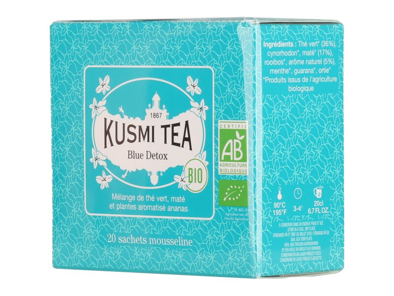 Kusmi Bio Blue Detox tea 20 filter 40g 