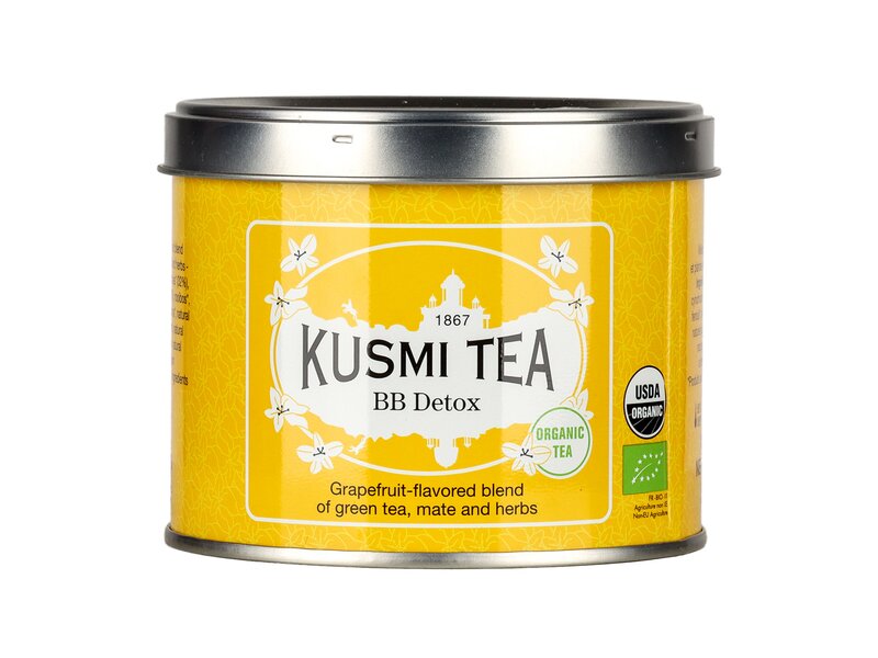 Kusmi Bio BB Detox zöld tea-maté teakeverék grapefruittal ízesítve 100g