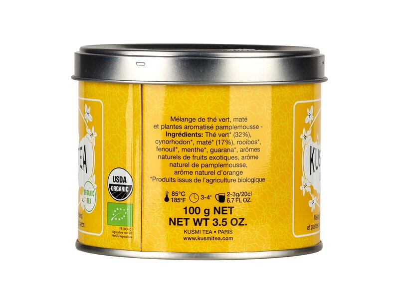 Kusmi Bio BB Detox zöld tea-maté teakeverék grapefruittal ízesítve 100g