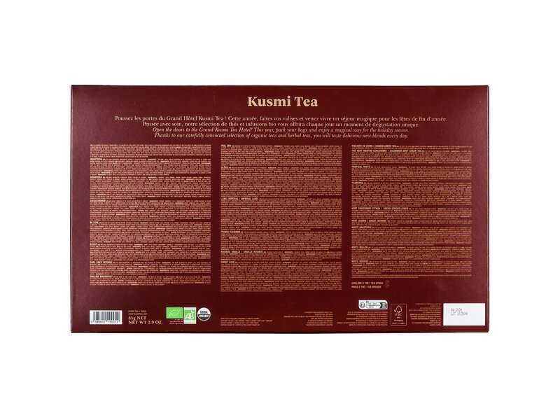 Kusmi Advent Calendar Bio 2022 85g