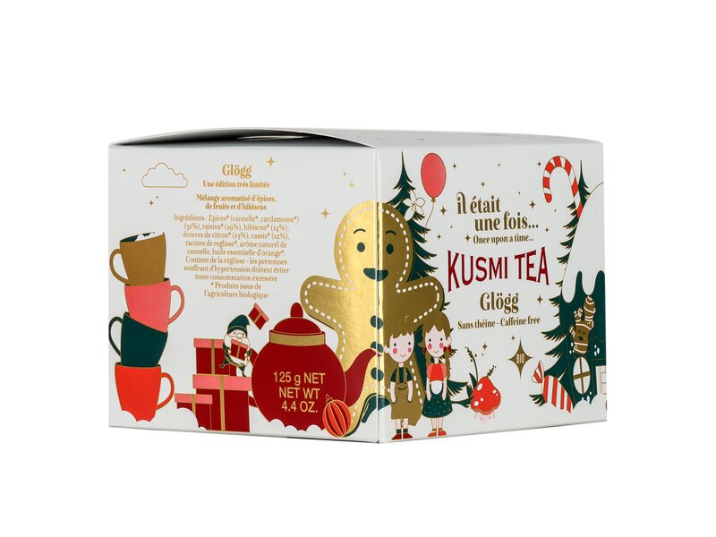 Kusmi Glögg Bio Karácsonyi szálas tea 125g