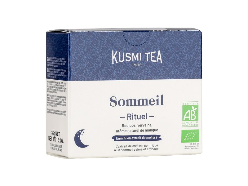 Kusmi Organic Organic Sleep - Box of 18 Muslin Tea Bags 36g