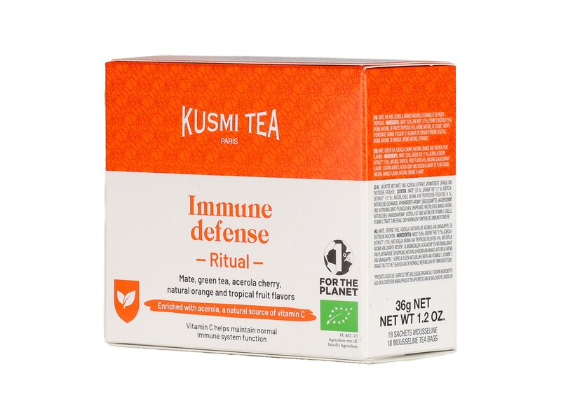 Organic Immune Defense - Box of 18 muslin tea bags - 36gr