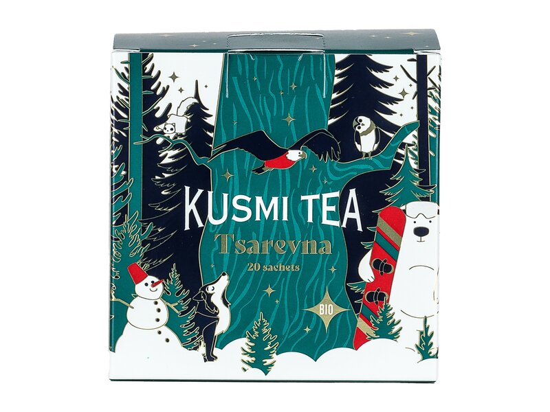Kusmi Organic Tsarevna 2024 - Box of 20 muslim bags 40g