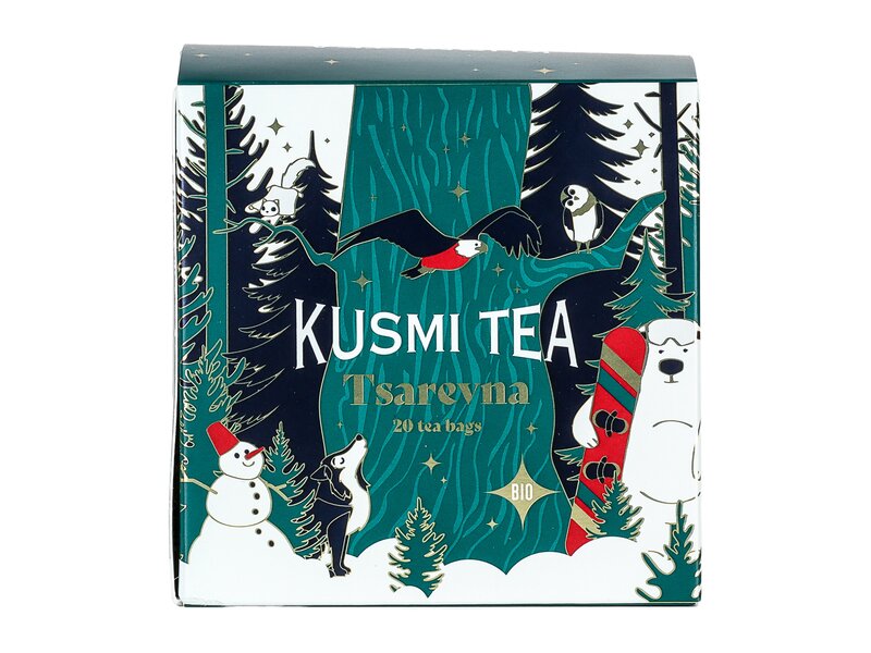 Kusmi Organic Tsarevna 2024 - Box of 20 muslim bags 40g