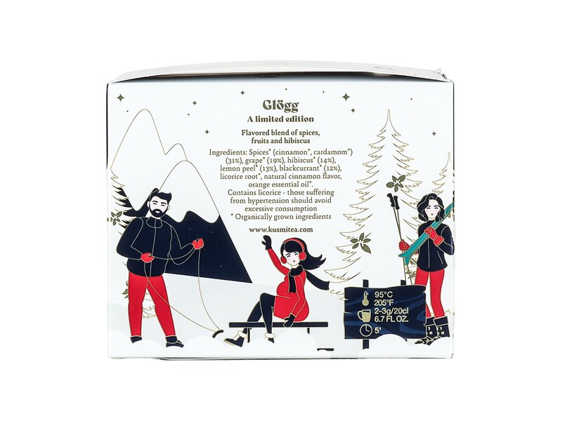 Kusmi Organic Glögg 2024 - Metal tin 125 gr