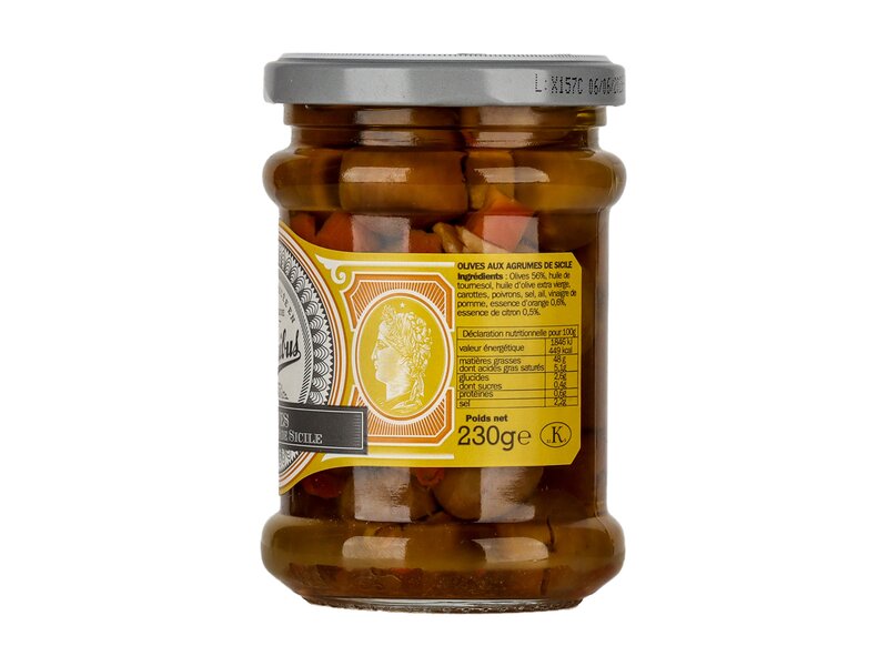 Bornibus Olives aux agrumes de sicile 230g