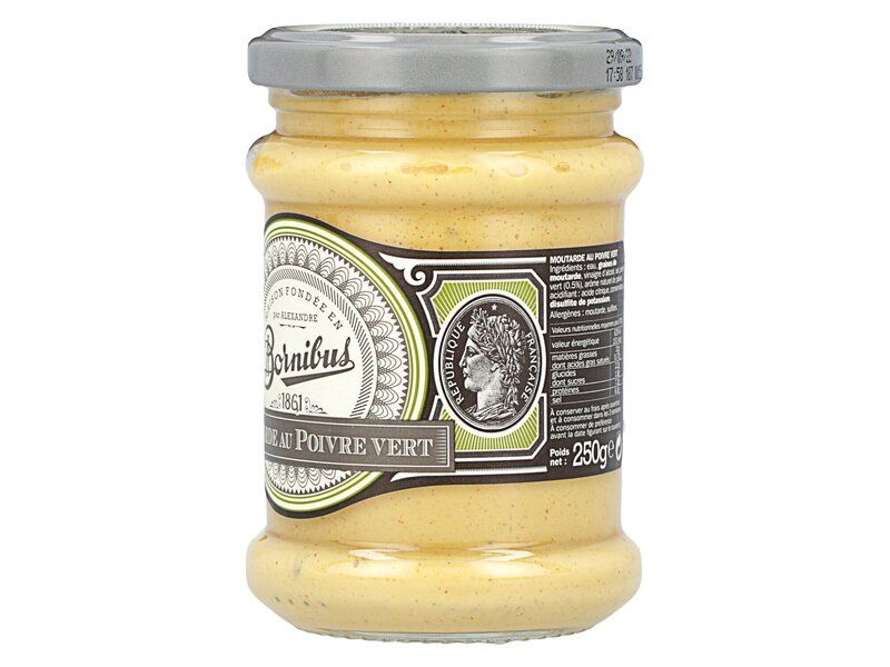 Bornibus Moutarde au Poivre Vert 250g