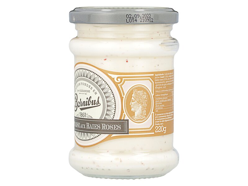 Bornibus Mayonnaise aux Baies Roses 220g