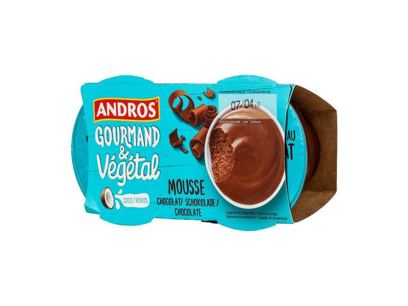 Andros* So Good So Veggie Mousse Choco 2X55G