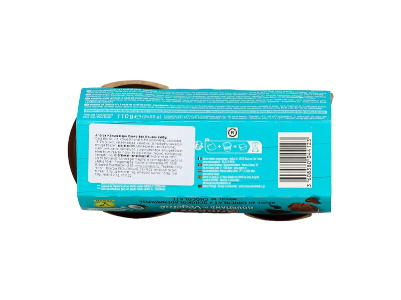 Andros* So Good So Veggie Mousse Choco 2X55G