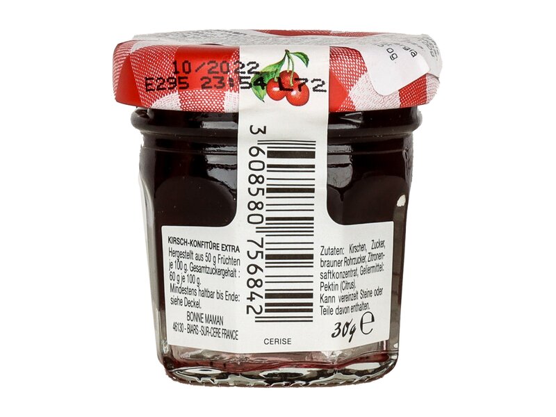 Bonne Maman mini jam cseresznye lekvár 30g