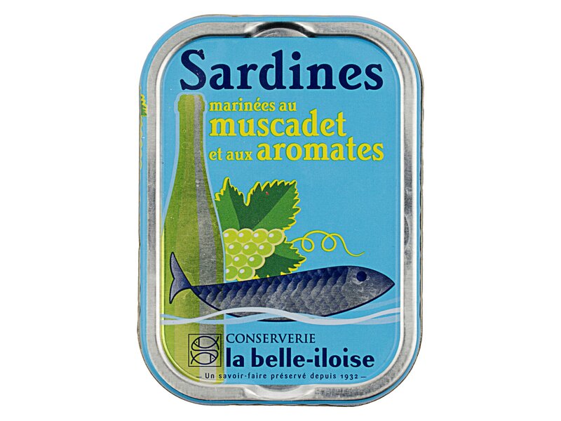 Belle Iloise Sardines muskotállyal 115g